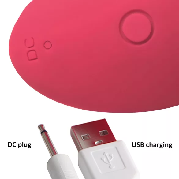 Cotoxo - masseur prostatique vibrant télécommandé - silicone rouge