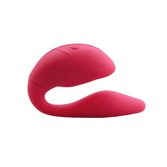 Cotoxo Cupid 2 - vibromasseur couple télécommandé - silicone rouge