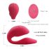 Cotoxo Cupid 2 - Vibromasseur télécommandé pour couples (rouge)