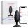 Lovense Hush 2 S - Plug anal vibrant contrôlable par application (38 mm, noir)