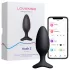 Lovense Hush 2 S - Plug anal vibrant contrôlable par application (38 mm, noir)