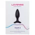 Lovense Hush 2 S - Plug anal vibrant contrôlable par application (38 mm, noir)