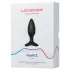 Lovense Hush 2 S - Plug anal vibrant contrôlable par application (38 mm, noir)
