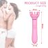 Sunfo - Vibromasseur 2en1 pour Mamelons (Rose)