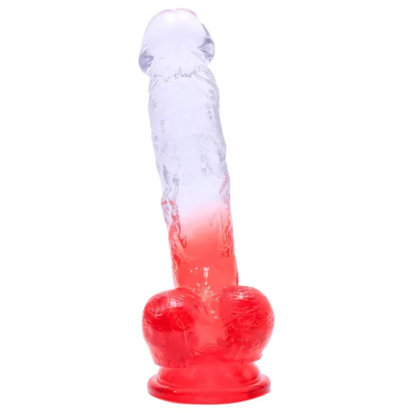 Sunfo - gode ceinture ventouse réaliste avec testicules - 21cm