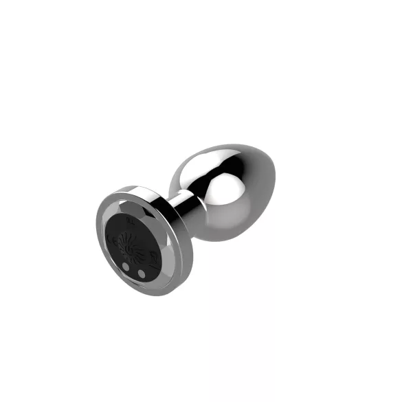 Sunfo - plug anal vibrant télécommandé rechargeable - argent