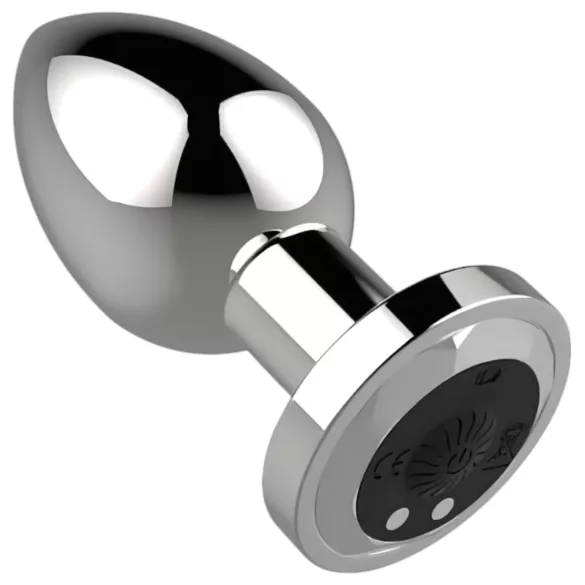 Sunfo - plug anal vibrant télécommandé rechargeable - argent