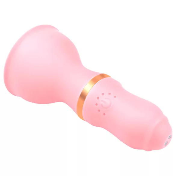 Sunfo - vibromasseur seins rechargeable - silicone rose