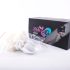 Sunfo - plug anal queue de lapin (noir-blanc)
