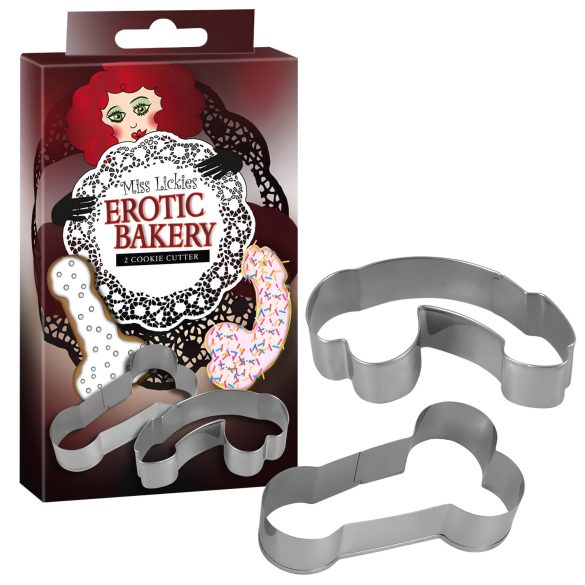 Ensemble de moules à biscuits - en forme de pénis (2 pcs)