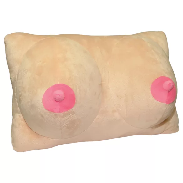 Plushie - coussin poitrine - doux peluche - rose