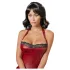 Cottelli - perruque droite noire pour femme, accessoire de déguisement