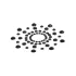 Brillant - pasties pour tétons strass noirs