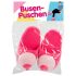 Chaussons en peluche rose - en forme de poitrine
