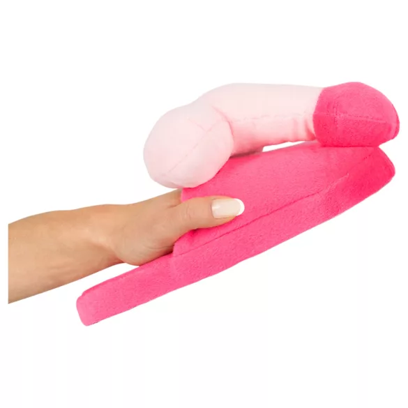 Chaussons pénis - doux - rose