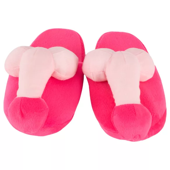 Chaussons pénis - doux - rose