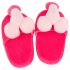 Pantoufles en peluche rose - en forme de pénis