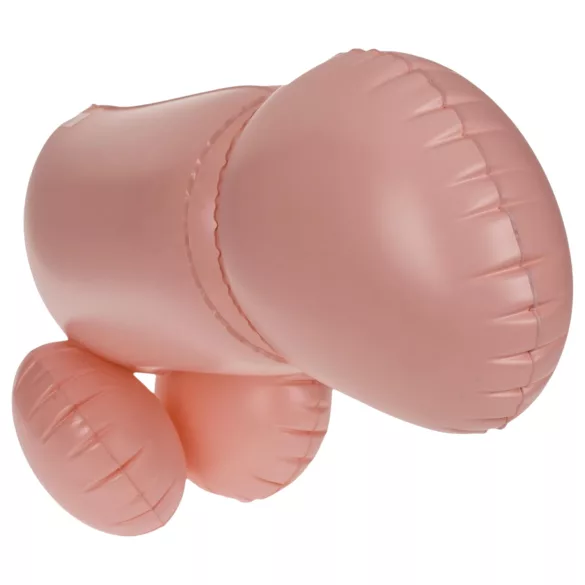 Cock Fighting - gode ceinture pénis gonflable - couleur chair