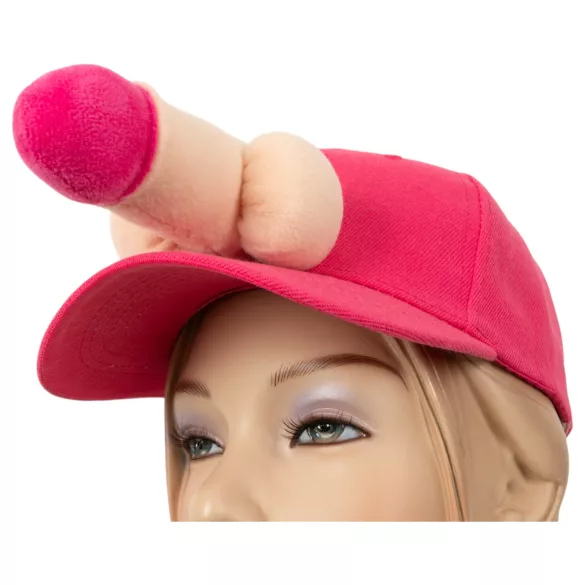 Baseball cap pénis - accessoire fun - rose