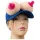 Cicis - Casquette sexy - motif seins - bleu