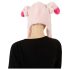 Bonnet amusant avec oreilles mobiles (rose)