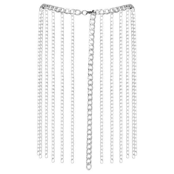 Bad Kitty - collier et ceinture à maillons (argent)