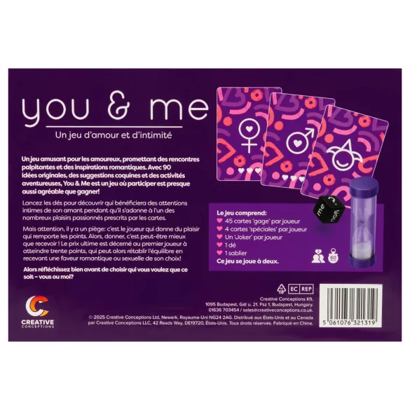 you & me - jeu érotique pour couples (français)