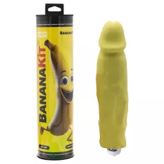   Bananakit - kit de moulage de pénis avec vibromasseur - lumineux (jaune)