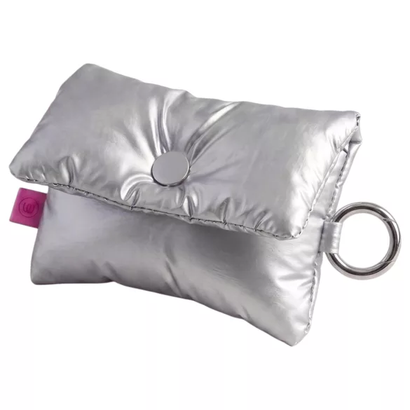 Womanizer Snap - pochette de rangement avec porte-clés (argent)
