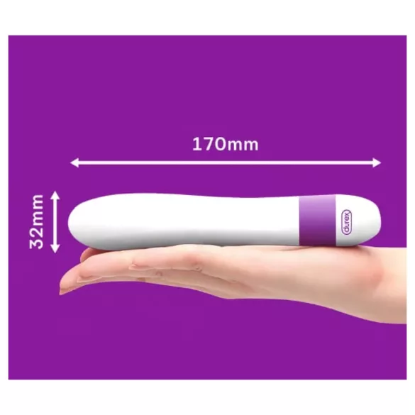 Durex Intense Pure Fantasy - vibromasseur bâton (blanc)