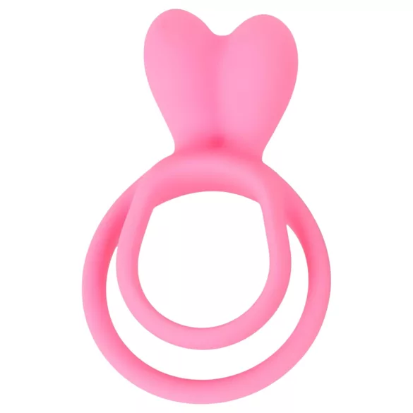 Pulselock Cocktura - anneau pour pénis et testicules à motif lapin (rose)