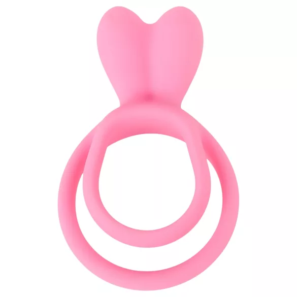 Pulselock Cocktura - anneau pour pénis et testicules à motif lapin (rose)
