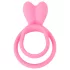 Pulselock Cocktura - anneau pour pénis et testicules à motif lapin (rose)