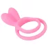 Pulselock Cocktura - anneau pour pénis et testicules à motif lapin (rose)