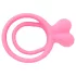 Pulselock Cocktura - anneau pour pénis et testicules à motif lapin (rose)