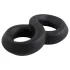 Pulselock Taur - double anneau pénien et testiculaire (noir) - 20 mm