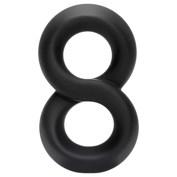 Pulselock Taur - double anneau pénien et testiculaire (noir) - 20 mm
