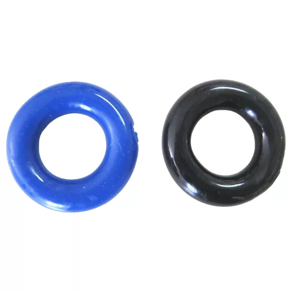 Pulselock Cirkl - set de 3 anneaux péniens en TPE (noir)