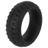 Pulselock Forge - anneau pénien en silicone à motif de bande de roulement (noir) - 35 mm