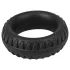 Pulselock Forge - anneau pénien en silicone à motif de bande de roulement (noir) - 35 mm