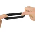 Pulselock Forge - anneau pénien en silicone à motif de bande de roulement (noir) - 35 mm
