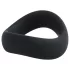 Pulselock Cocktura - anneau pénien torsadé en silicone (noir) - 45 mm
