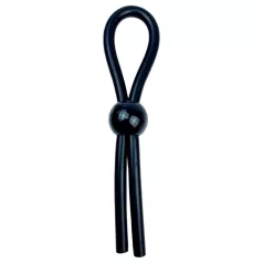   Pulselock Forge - anneau pénien lasso en silicone réglable (noir)