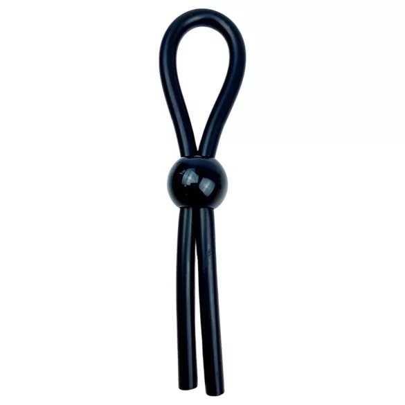 Pulselock Forge - anneau pénien lasso en silicone réglable (noir)