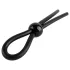 Pulselock Forge - anneau pénien lasso en silicone réglable (noir)
