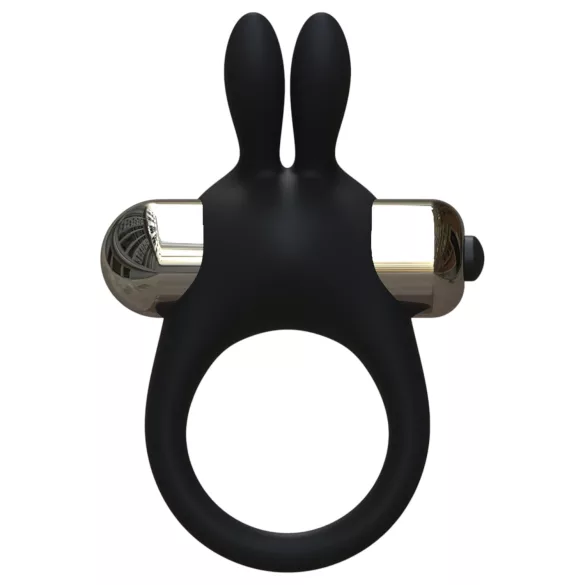 Pulselock Vantr - anneau pénien vibrant avec stimulateur en forme de lapin (noir) - 30 mm