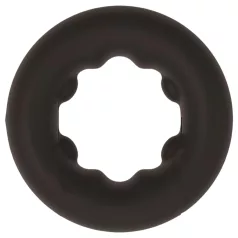  Pulselock Cocktura - anneau pénien en silicone à pois (noir) - 27 mm