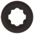 Pulselock Cocktura - anneau pénien en silicone à pois (noir) - 27 mm