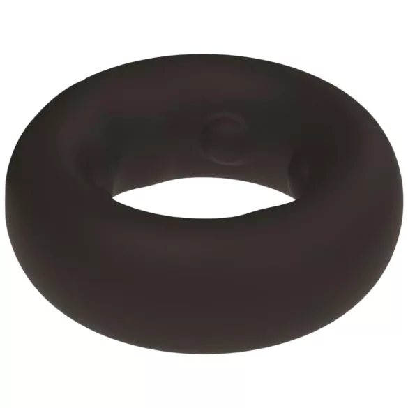 Pulselock Cocktura - anneau pénien en silicone à pois (noir) - 27 mm