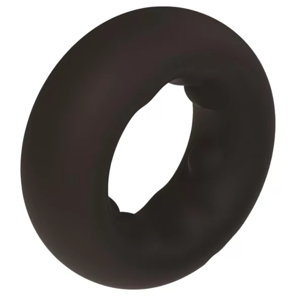 Pulselock Cocktura - anneau pénien en silicone à pois (noir) - 27 mm